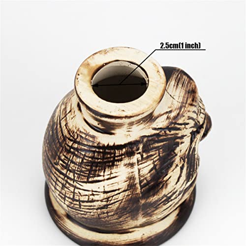 FENGCHENG Shisha Phunnel, Hookah Bowl, Handgefertigter Premium Phunnel Shishakopf aus Keramik mit Perfekte Arbeit mit… – Bild 6