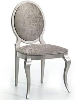 Zadise | Silla Clásica | Medidas 41 x 96 x 50 cm. | Status | Madera Haya Maciza Cómoda | Lacado | Tela Resistente | Pata Delanteras Isabelina | Diseño Elegante.