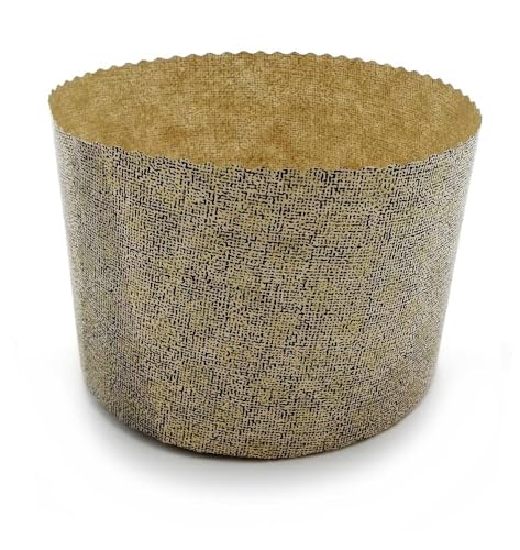 Erre4M Molde para panettone de papel, 10 unidades