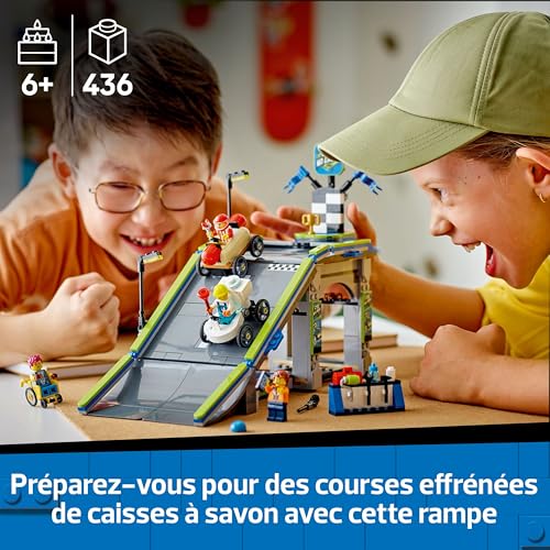 Lego City Zéro Limite: Rampe Pour Bolides De Course 60460 Lego La Boite - vue 5