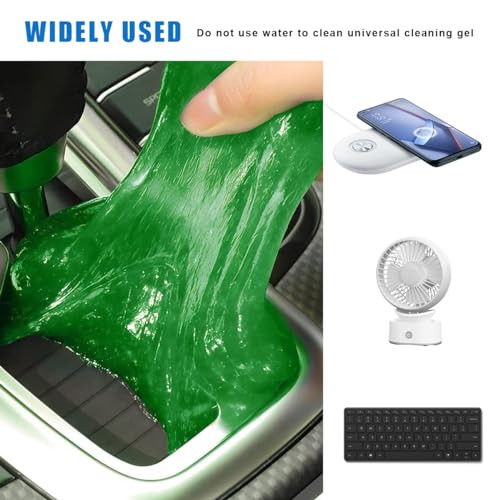 Ziciner 2 peças de gel de limpeza de carro, ferramentas de detalhamento automático para limpeza de i