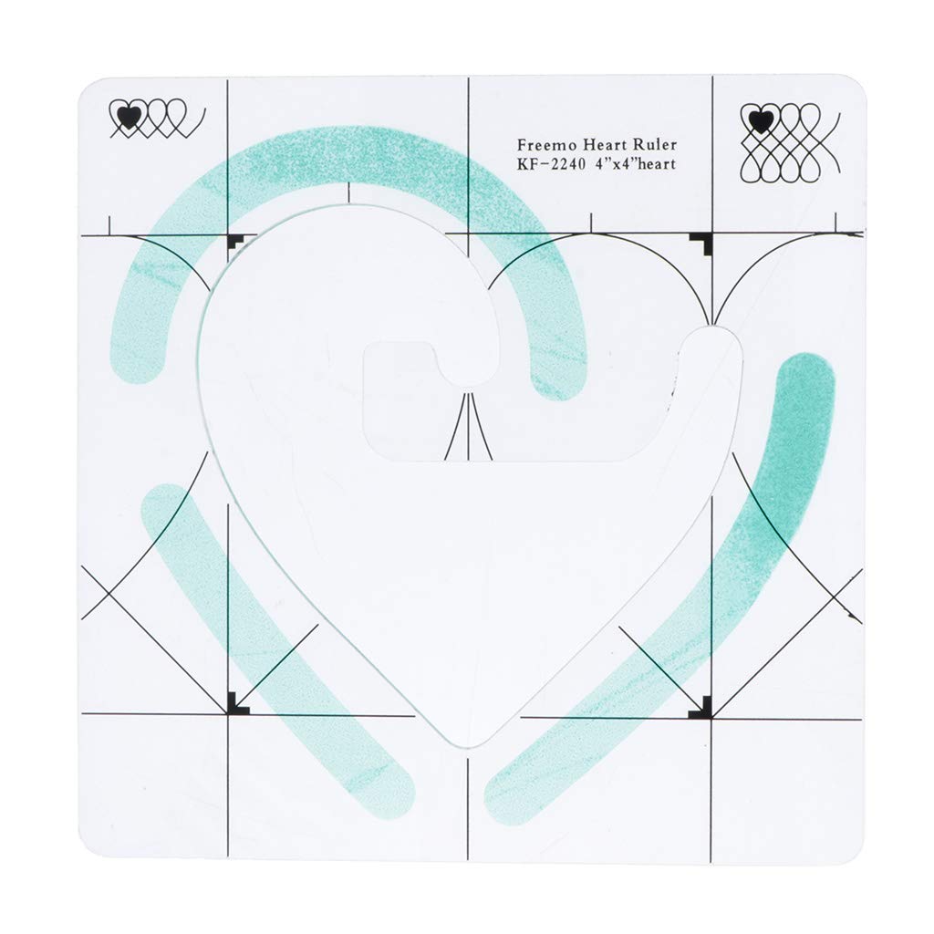 Set di 5 righelli quadrati per cucito, patchwork, trapuntatura, per sarto designer