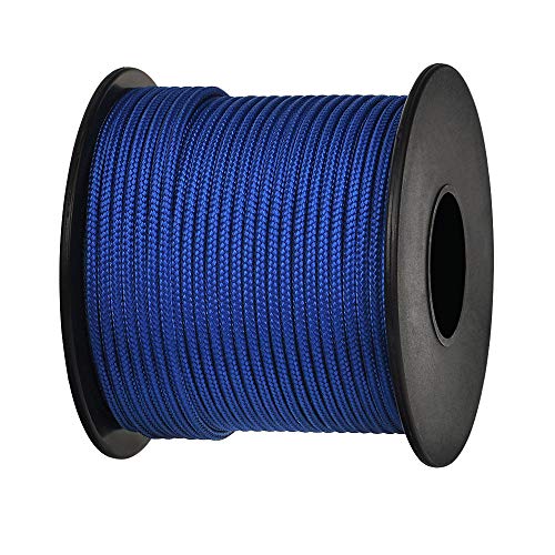 Brotree パラコード 2mm 3芯 ボビン巻型 テント ロープ ガイライン 耐荷重90kg DIY編む用 キャンプ サバイバル アウトドア用
