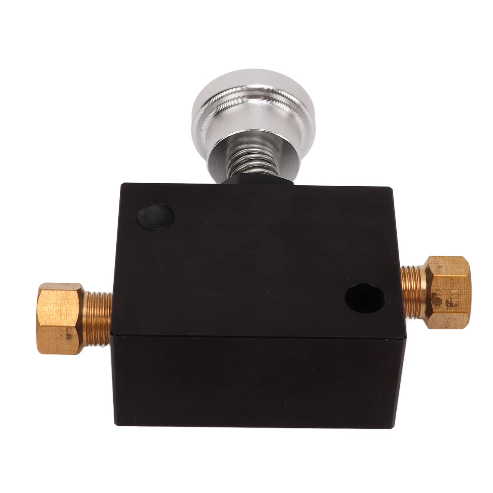Vanne de dosage réglable 1/8NPT 100 à 1000PSI Vanne proportionnelle de frein universelle Noir Vanne proportionnelle à polarisation courte Vanne de dosage à polarisation courte pour voitures