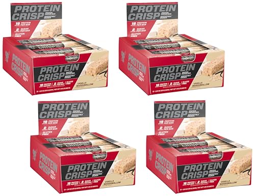 BSN Protein Crisp Bar, Vanilla Marshmallow Pack de 48 miniatura 1