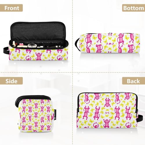 Bolsa de viaje para herramientas de cabello con almohadilla resistente al calor impermeable para planchas y rizadores, color rosa miniatura 5