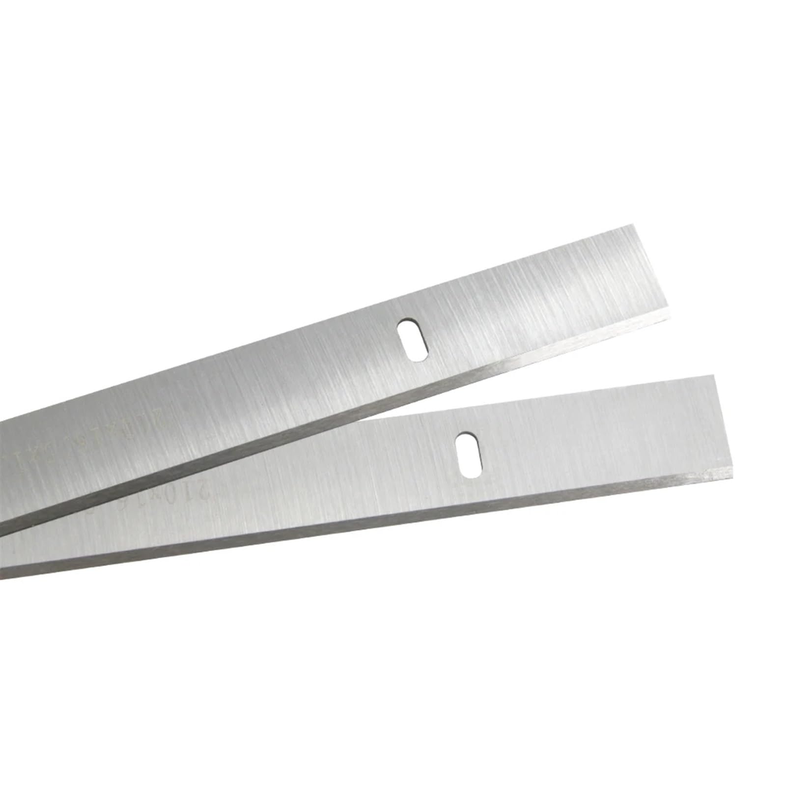 Lot de 2 paires de lames de rabot HSS 210 mm d'épaisseur 210 x 16,5 x 1,5 mm pour menuiserie
