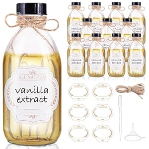 Elumeiro 237 ml Glasflaschen Set, 12 Stück