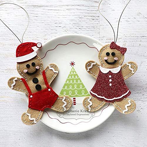 Metal Embossing Gingerbread Man Cutting Dies Stencils Christmas Dies Cuts for DIY Crafts, Scrapbooking, Photo, Present, Greeting Cards Albums - Thumbnail 3