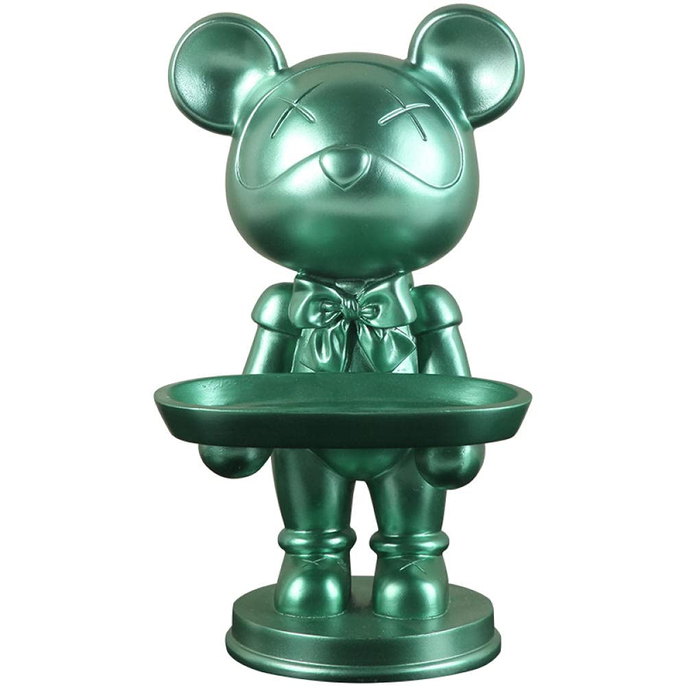 UDRJU Ornamenti di Scultura Adornos De Escultura De Almacenamiento De Ratón De Miel Decoración del Hogar-A