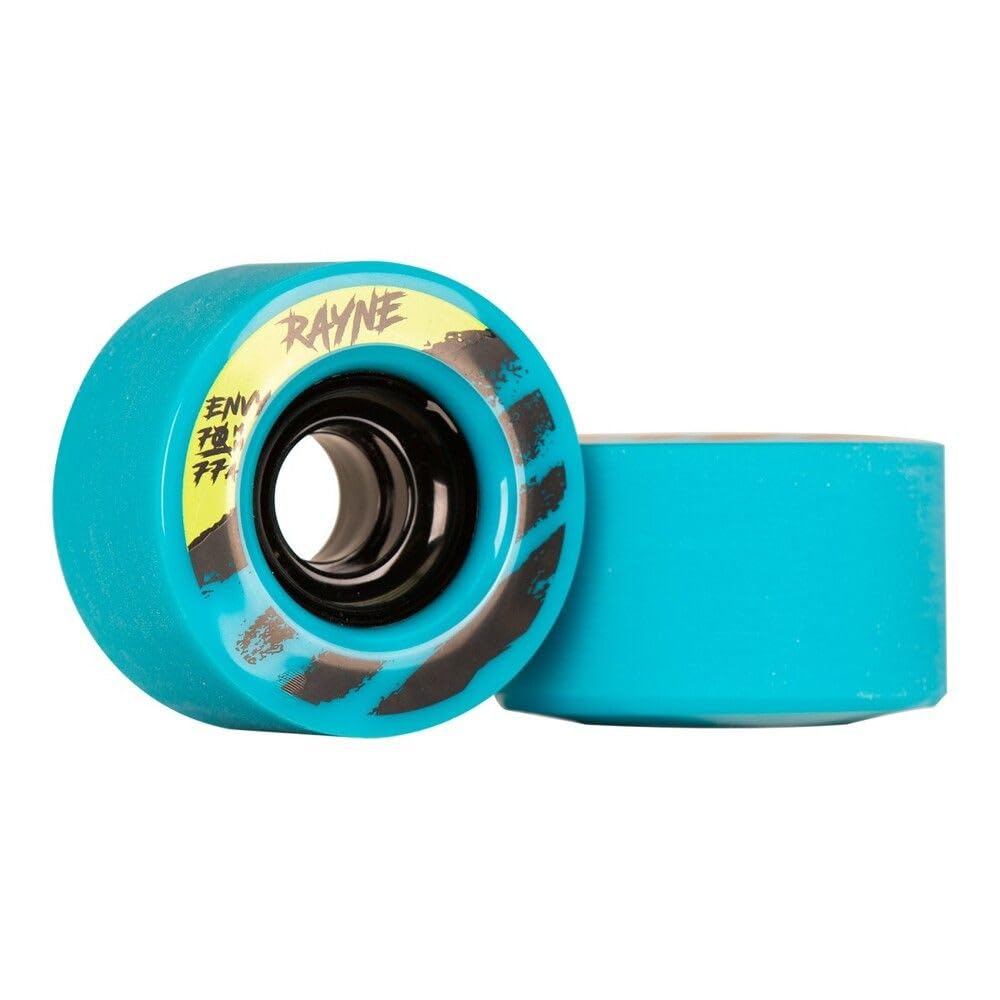 Rayne Envy Lot de Roues en uréthane pour Longboard 70 mm 77 A 80 A