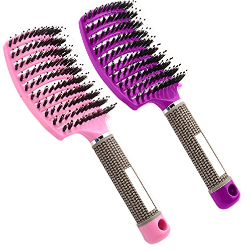 JT JUSTIME - Spazzola per capelli con setole di