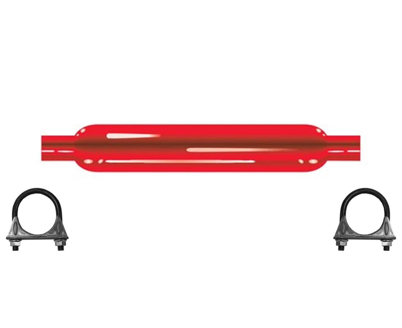 Amazon.com: Cherry Bomb 87515CB Muffler 30.5 inch OAL, 26 in Body