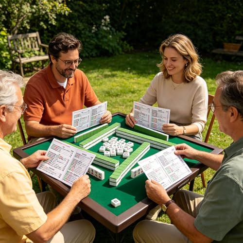 Protector de cartas Mahjong 4 unidades miniatura 7