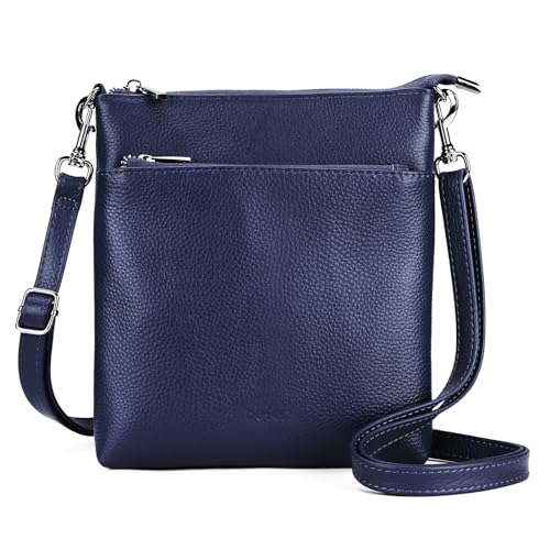 Image of befen Genuine Leather Crossbody Purses for Women Travel Cross Body Bags Lightweight with Adjustable Shoulder Strap