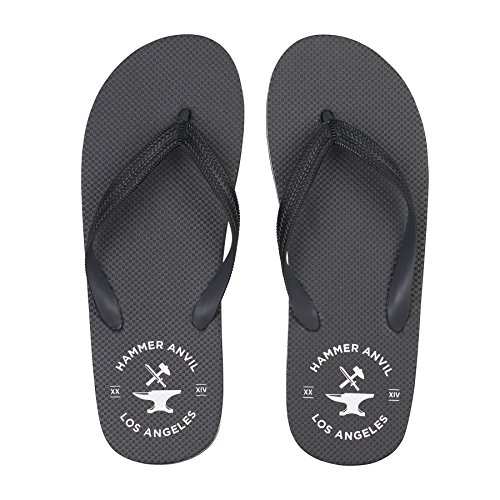 Hammer Anvil Men’s Flip-Flops Summer Sandals Black US 12