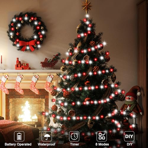 Guirlande lumineuse Noël 8 modes à programmation automatique intégrée - 2