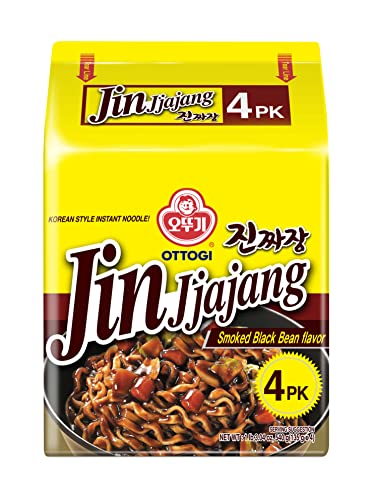 Ottogi Jin Jjajang Ramen 135 g (lot de 4) 540 g Cover