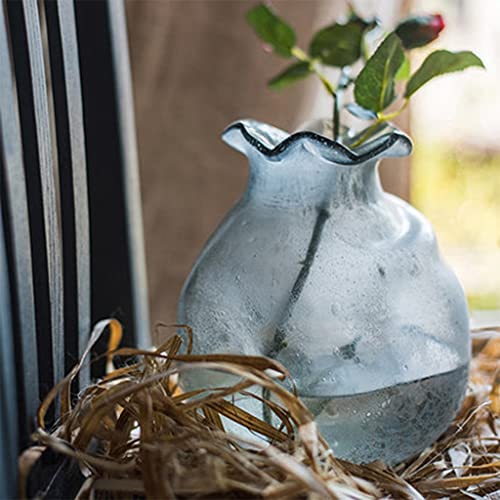 Vase déco rétro et fleurs séchées pour centre de table de mariage