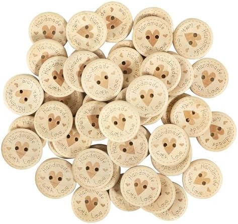 Bouton Ancien En Bois Motif – Diamètre 1,4 Cm, Mercerie Vintage, Lot De 1 à 10 Pièces, Occasion
