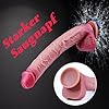 21,5 cm weicher Analdildo aus Silikon mit Saugnapf für Anfängerinnen, realistischer kleiner G-Punkt-Dildo mit Kugel,Vaginal-/Analplug-kompatibles Harness-Spielzeug für Erwachsene für Männer und Frauen #2