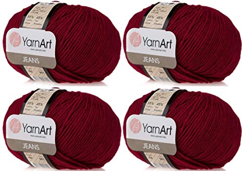 Image of YarnArt Cotton Blend Amigurumi Yarn - Cotton Acrylic Blend Yarn for Knitting & Crochet, Soft & Durable Yarn for Amigurumi, Baby Items and Garments