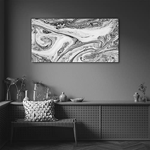 Impression sur verre marbre 100x50cm tableau mural salon chic