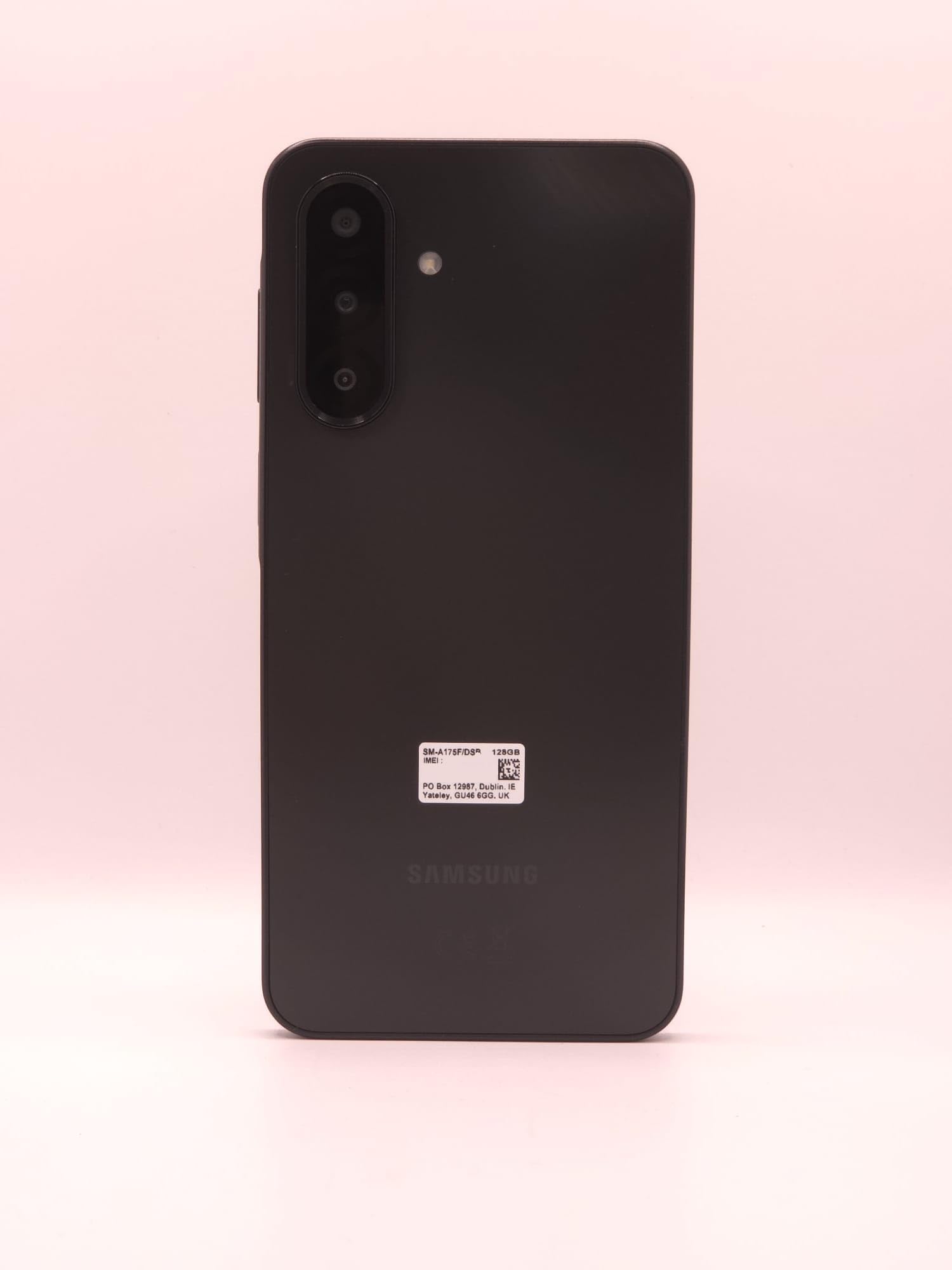 Samsung A175F/DSB Galaxy A17, Dual, 128GB 4GB RAM, Black | Android, marco de 7,5 mm, cámara de 50 MP, batería de 5,000 mAh, 2,5 años de garantía del fabricante