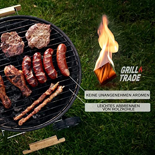 Grillanzünder Feueranzünder 144 STK., für BBQ-Grill, Camping Feuer, Holzofen, Pellets, Kamin -- das Beste Grill Zubehör… - Image 4