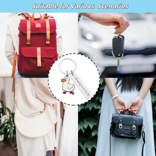 Cute Duck Keyring - Perfect Gift for Couples & Special Occasions - Image 6