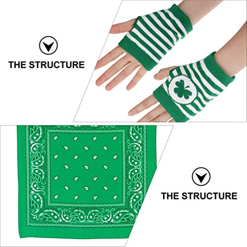 PretyzOOM 1 conjunto de acessórios para fantasia de Dia de São Patrício para acessórios de fantasia