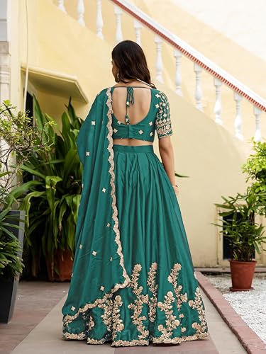 JIHU CULTURE orange silk lehenga choli – image 4