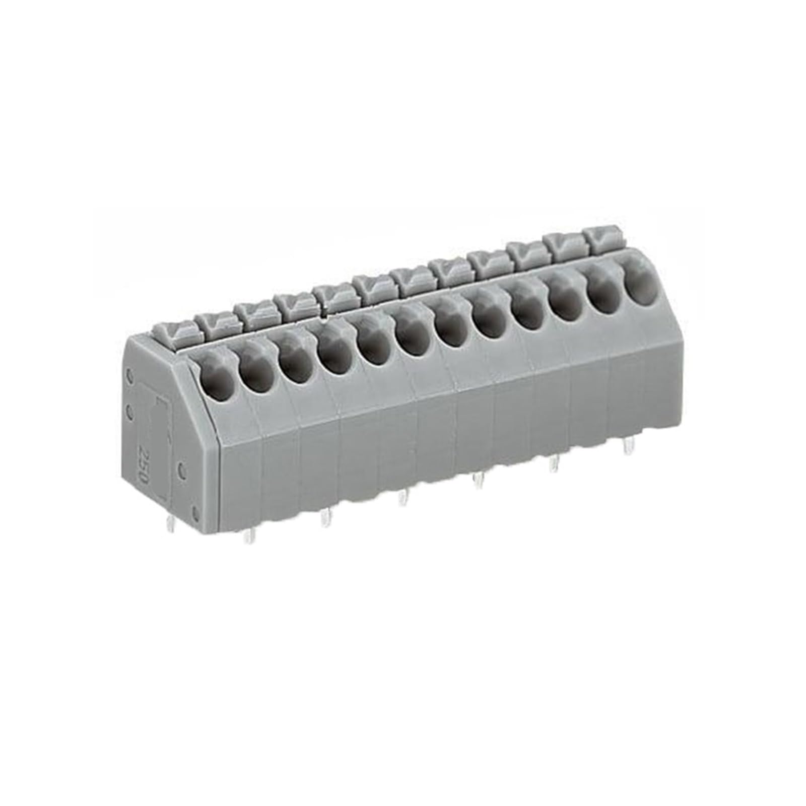 Bloque de terminales de PCB enchufable 250-104 con conector de pines de soldadura 2