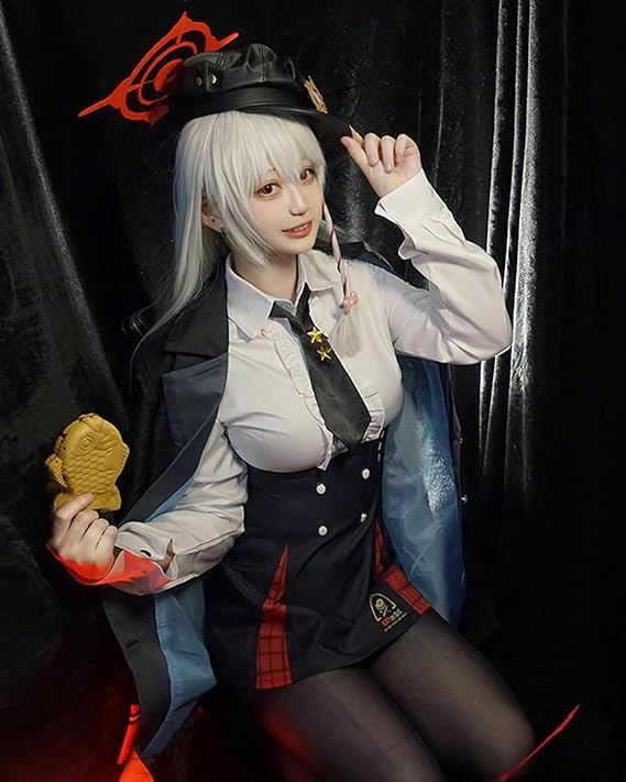 Amazon.co.jp: 【Sanjucos】 ブルーアーカイブ 黒舘ハルナ コスプレ 