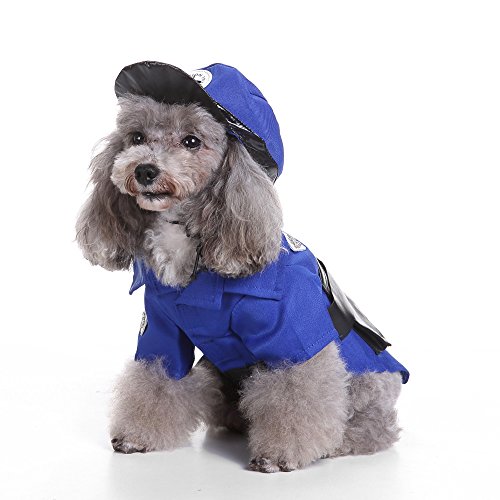 Disfraz de Policía para Perro Talla M S-Lifeeling miniatura 6