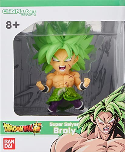 Dragon Ball Figura de Anime Bandai Super Chibi Masters de 8,5 cm, Super Saiyan Broly Múltiples Colores,BD57231