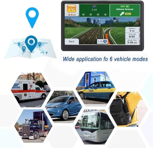 Navruf Gps Navigation For Car (7 Inch) Slimline Touch Screen Real Voice Direction ,Usa Edition 2024 (Free Lifetime Updates) Turn-By-Turn Voice And Lane Guidance thumb #5