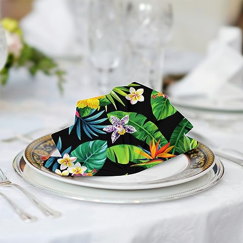 Set de 6 Servilletas de Tela con Flores Tropicales miniatura 6
