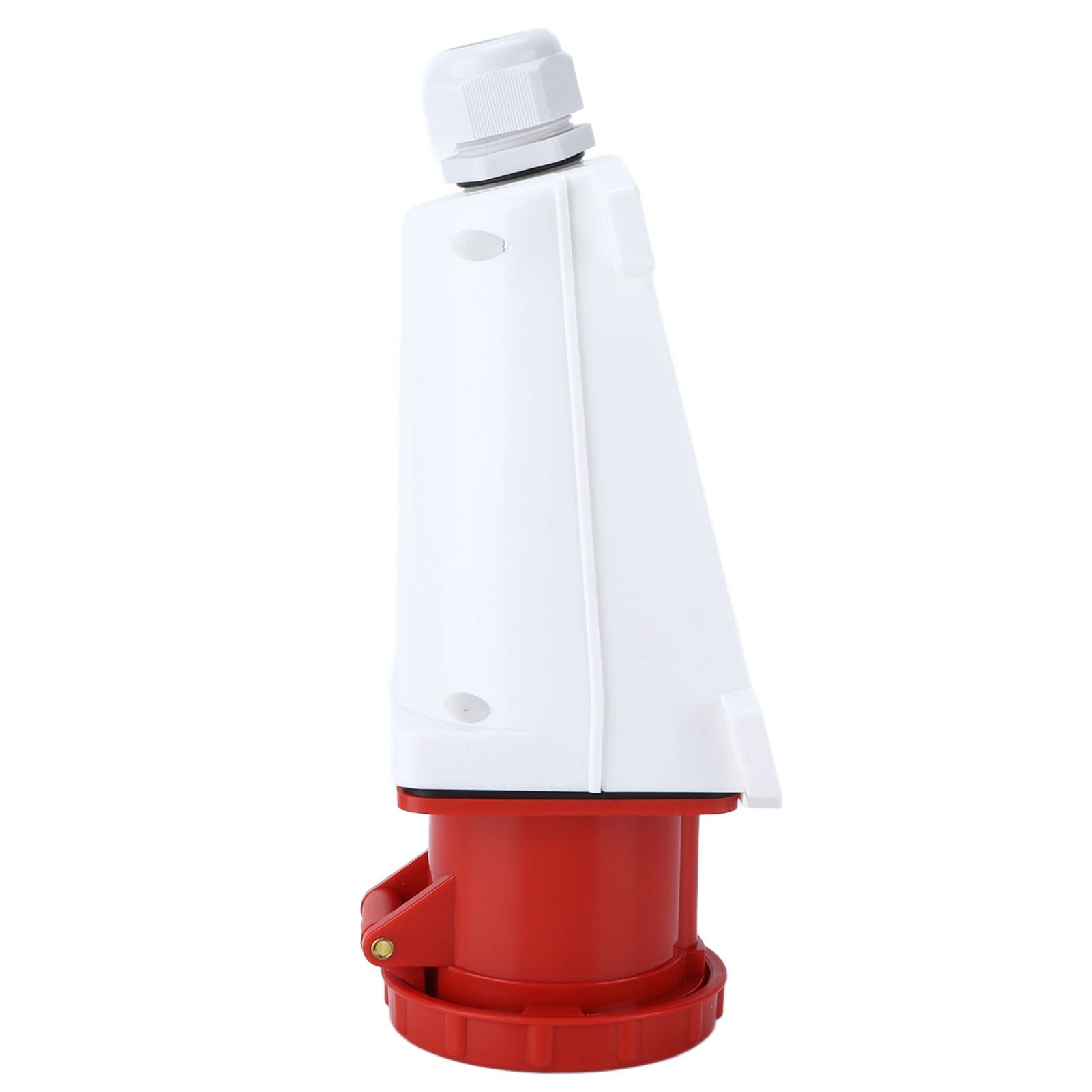 Gniazdo wtyczki przemysłowej 5-pinowe, 3-fazowe wodoodporne, wytrzymałe 380 415 V 63 A Zestaw złączy IP67 3P+N+E do produkcji przemysłowej na placach budowy PA66 Guma mosiężna