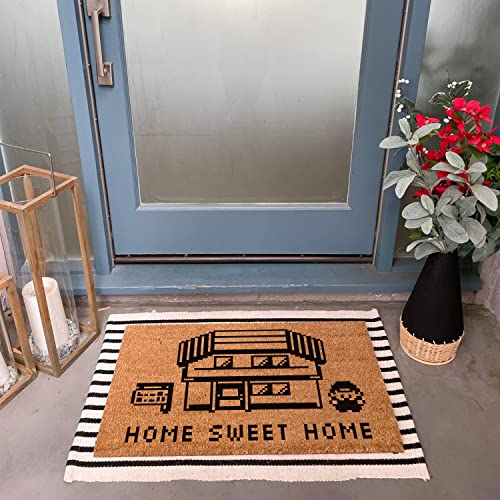 Funnycoirmonsterdoormathomesweethomewelcomemat30x18inchheavydutynonslipoutdoorindooruse Urban Country Home Decor Funny coir monster doormat home sweet home welcome mat 30 x 18 inch heavy duty non slip outdoor indoor use urban country home decor