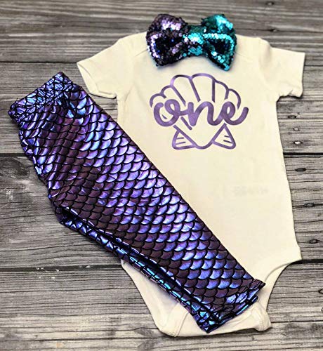 baby girl 1st birthday mermaid outfit