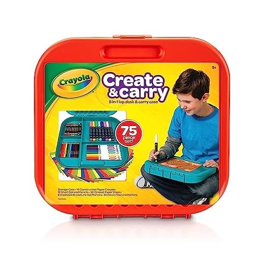 Crayola Create 'N Carry 75-Piece Art Set