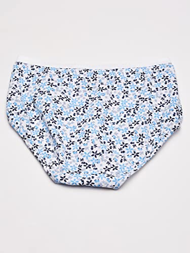Hanes Ultimate Womens Cotton Comfort Ultra Soft Brief, White Swiss White/Swiss Blue/Swiss Garden Blue/Navy Eclipse/Grey Heather, 8 #TOP1