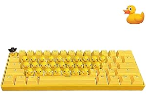 Rubber Duck Keyboard Keycaps That Quack with Light, Quacking Duck Keyboard