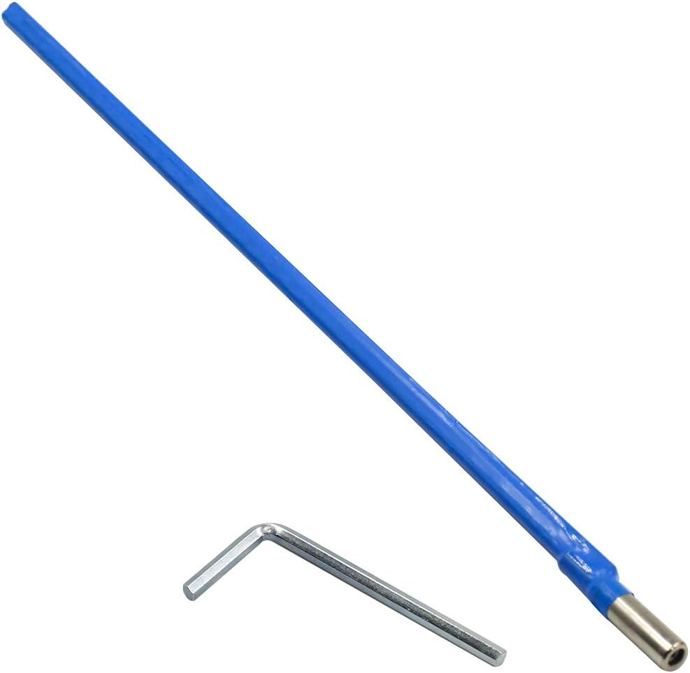 Hordion 14.8" Guitar Truss Rod Adjustable Low-Profile Two Way Rod for Electric Guitar