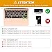 CaseBuy Premium Ultra Thin Keyboard Cover for MacBook Air 13.3 inch 2021 2020 Model A2179 A2337 M1 Chip, MacBook Air 13 inch M1 TPU Protective Skin(Not Fit 2022-2025 Air M2 M3 M4 A2681 A3113 A3240)