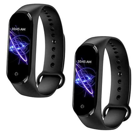 Drumstone ( ) M4 Activity Band with Real-Time Heart Rate, Sport Modes, Bluetooth Sync & Color Display for Daily Fitness Tracking-( )
