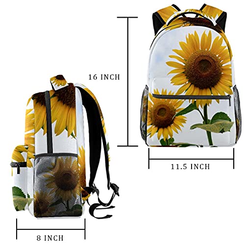 Sac à dos décontracté tournesol grand format multicolore 7 - 2