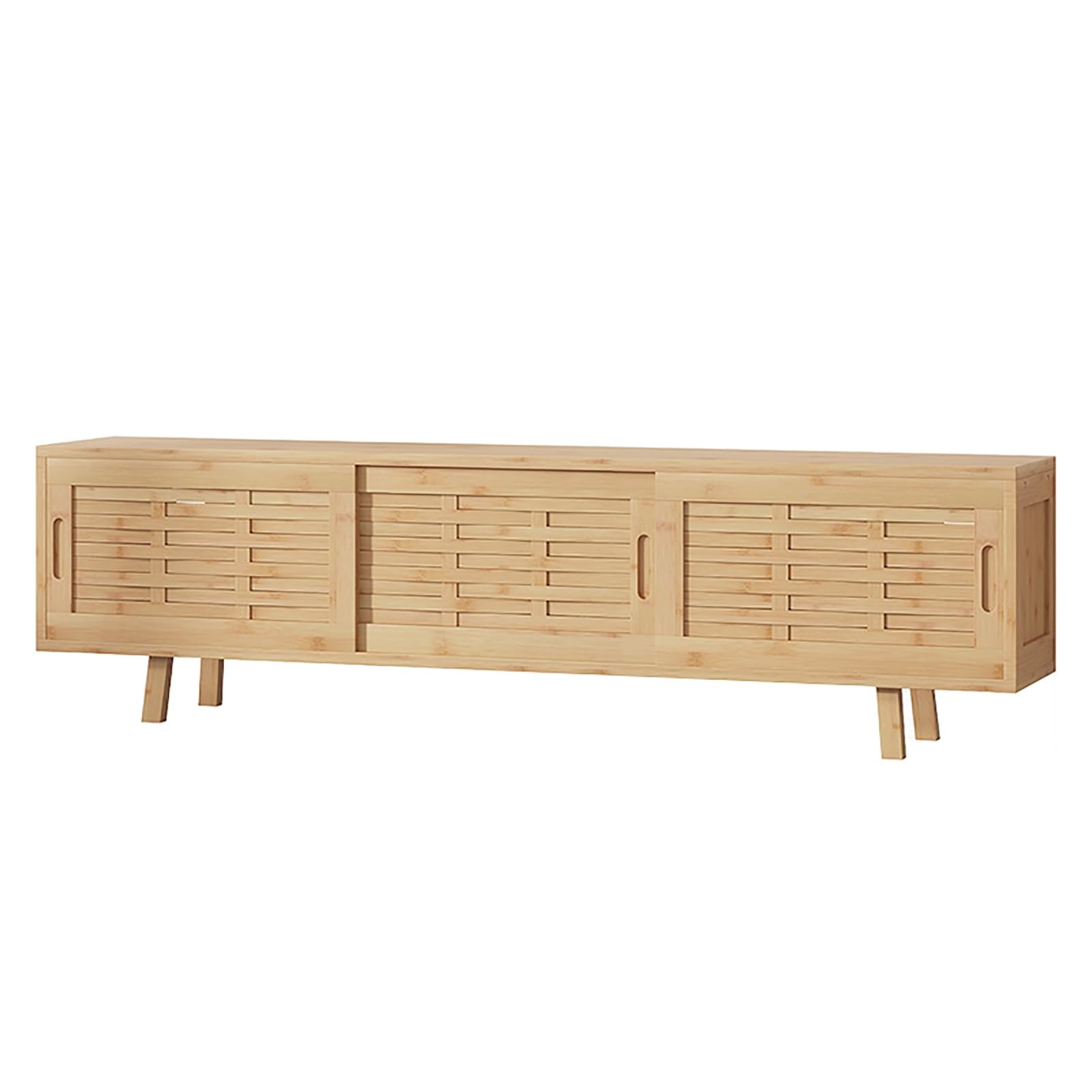 XRRJFYH Lowboard Bambus, Schiebetr, Fernsehtisch, TV Schrank, TV Board, TV  Bank, Fernsehschrank fr Wohnzimmer, Schlafzimmer, Bro (Color : Bamboo  Door, Size : 150cm/59in) : Amazon.de: Kche, Haushalt & Wohnen