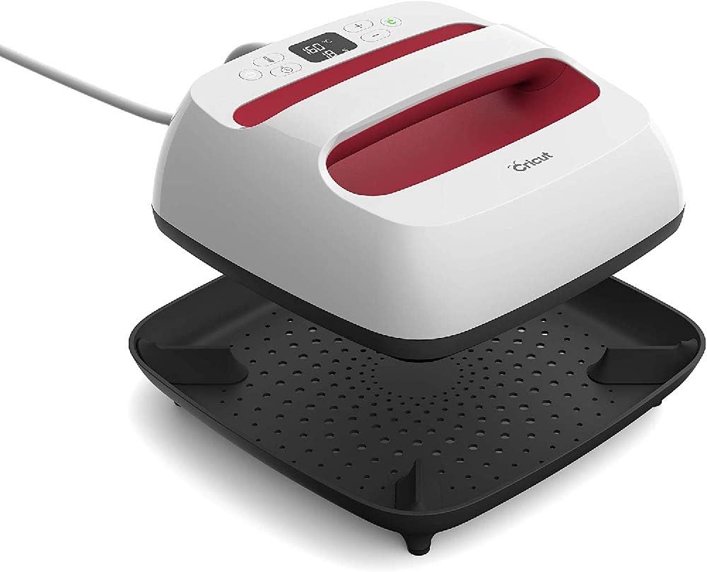 EasyPress 2 | 22.5 cm x 22.5 cm (9" x 9") Heat Plate | Heat Press for Iron On Vinyl (HTV), Infusible Ink and Sublimation | Heats up to 205°C (400°F) | Raspberry